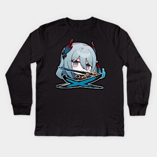 Honkai Star Rail Chibi Hanya Kids Long Sleeve T-Shirt